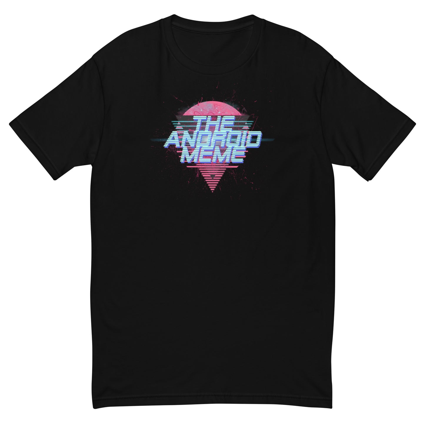 Short Sleeve The Android Meme Retro Logo Color T-shirt